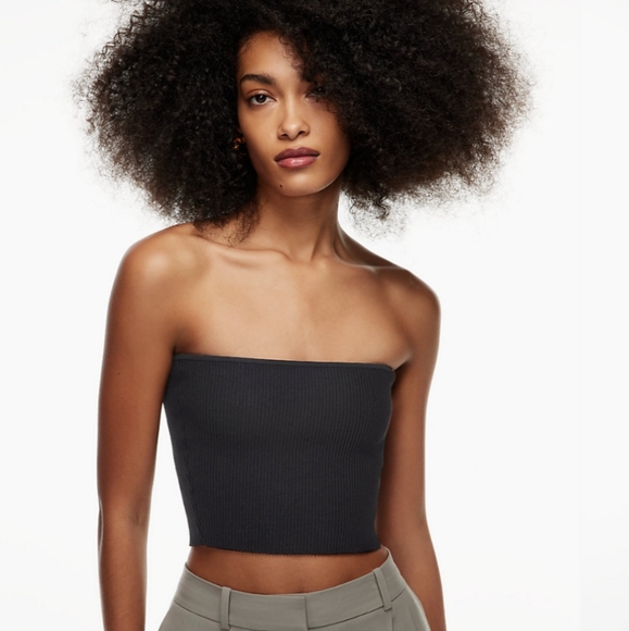 Babaton Other - NWOT aritzia babaton sculpt knit tube top white M